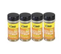 Lodge Miscela di cottura in ghisa, da utilizzare sopra la griglia, sul fornello o anche in forno, non OGM, 150 g (confezione da 4) - Agrumi frizzanti