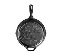 Lodge Padella in ghisa da 26 cm, serie Made in America 2020, Rosie the Riveter, colore nero