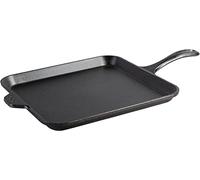 Lodge L9SGR - Piastra quadrata in ghisa, 28 cm, colore: Nero