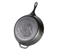Lodge Wildlife - Padella in ghisa da 33,7 cm con scena di tacchino