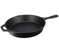 Lodge Wildlife Series-26 cm - Padella in ghisa con scena cervo, 26 cm, colore: Nero