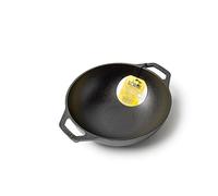 Lodge Wok in ghisa, nero, 29,06 x 23,34 x 7,47 cm
