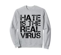 L'odio è Il Vero Virus - AAPI Anti Razzismo Asiatico - AAPI Hate Felpa