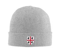 LODMLOER Berretto in Maglia Stemma del Regno di Sardegna Cappello Invernale da Donna da Uomo Morbidi Cuffia Beanie Cappelli Termico Traspirante per Corsa Sci Ciclismo Snowboard