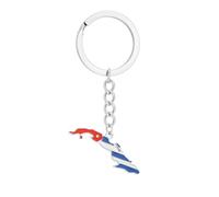 LODMLOER Portachiavi Con Bandiera Della Mappa Di Cuba - Retro Drip Oil Stile Etnico Ciondolo Mappe Nazionali Portachiavi Accessorio, Portachiavi Per Zaino Auto Decorazione Per Uomo Donna Gioielli Reg