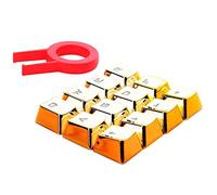 Lodokdre 12 ABS Double Shot Injection Backlit Keycaps per tastiere da meccaniche con chiave estrattore
