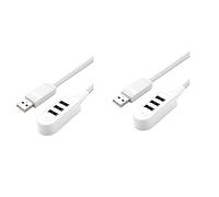 Lodokdre 2 pz 1.2 M 3 Porte Multi USB2.0 Hub Splitter Converter Esterno Splitter per PC Accessori Computer