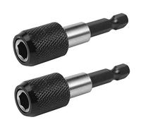 Lodokdre 2 x Impact Drive Hex Quick Release Holder Bit Drill Chuck Adattatore 1/4 di pollice