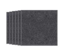Lodokdre 6 di assorbimento acustico pc, piastrelle di ceramica smussate per isolamento acustico, adatte per case, ecc