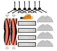 Lodokdre Accessori di ricambio per aspirapolvere D9 D9 Max L10 Pro, accessori per la pulizia di parti principali, pulizia di busti laterali, filtri, panni