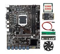 Lodokdre B250C 12 Scheda BTC Mining Scheda Madre+G3900/G3930 CPU+Fan+4G DDR4 RAM+128G SSD+Interruttore +Lunetta 12XUSB3.0 LGA1151 MSATA