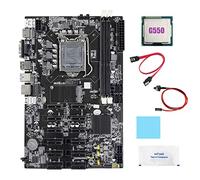 Lodokdre B75 12 PCIE BTC Mining Scheda Madre+G550 CPU+ SAT Interruttore+Grasso Termico+Pad Termico ETH Miner Scheda Madre