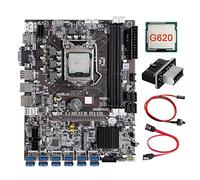 Lodokdre B75 12 Scheda BTC Mining Scheda Madre+G620 CPU+USB3.0 Adattatore+ SAT Interruttore 12XUSB3.0 Slot LGA1155 DDR3 RAM MSATA
