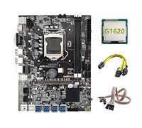 Lodokdre B75 ETH Mining scheda madre 8XPCIE a USB+G1620 CPU+ switch+6Pin a Dual 8Pin scheda madre LGA1155 Miner