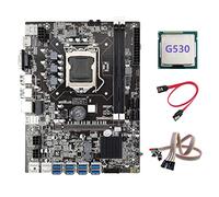 Lodokdre B75 ETH Mining scheda madre 8XPCIE a USB+G530 CPU+ Dual Switch con light+SATA LGA1155 Miner scheda madre
