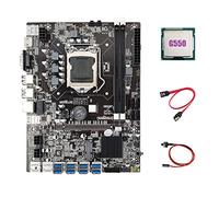 Lodokdre B75 USB ETH Mining scheda madre 8XPCIE adattatore USB + G550 CPU+ SATA + Switch LGA1155 B75 USB Miner scheda madre