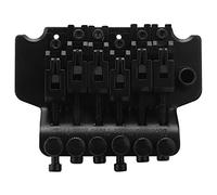 Lodokdre Chitarra elettrica Tremolo Bridge Assembly Double System Parts 2 St Strat Style Chitarra Tremolo Bridge di bloccaggio (nero)