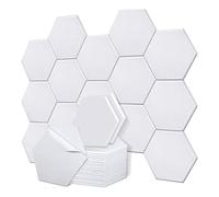 Lodokdre Confezione da 18 acustici autoadesivi insonorizzati da parete 30 x 10 x 10 cm per il trattamento acustico per casa e ufficio