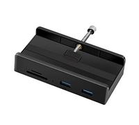 Lodokdre Hub USB C Ethernet, 7 in 1 Tipo C Hub Adattatore Multiport Montaggio Scrivania USB Docking Station, per PC Desktop, Computer