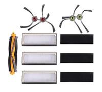 Lodokdre Kit di ricambio filtro e per accessori robot aspirapolvere DEEBOT 900 901 - Confezione da 8 (3 filtri + 4 spazzole laterali+1 principale)