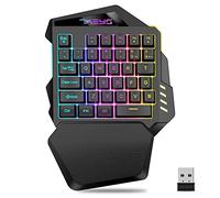Lodokdre Medical Una Mano Mini Controller Portatile -illuminato RGB per PC