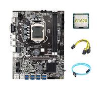Lodokdre Scheda madre B75 ETH Mining 8XPCIE su USB+G1620 CPU+SATA3.0 porta seriale+6Pin a Dual 8Pin scheda madre LGA1155
