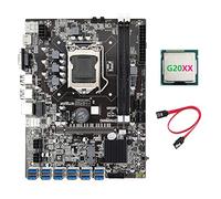Lodokdre Scheda madre B75 USB ETH Mining + G20XX CPU + SATA 12XPCIE a USB3.0 DDR3 MSATA LGA1155 B75 BTC Miner
