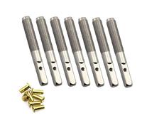 Lodokdre Set di 7 chiodi con 7 rivetti per arpa Lyre Arpa Piccola Arpa Musical Strumenti