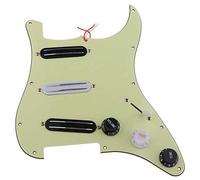 Lodokdre SSS 11 fori Strat Chitarra Elettrica Caricato Pickguard Precablata Grattare Piastra 3 Doppio Rail Humbucker