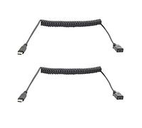Lodokdre Tipo C a Mini 5Pin USB Femmina Data Cable Spring Ricarica Data Cable Adapter per PC Notebook