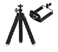 Lodokdre Treppiede per telefono, treppiede flessibile per fotocamera, supporto per chiusura rapida, treppiede da viaggio regolabile per fotocamere intelligenti telefono