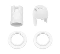 Lodokdre Vite a guscio in plastica tipo portalampada E14 lampadina presa AC 250V 2A