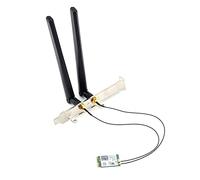 Lodokdre Wi-Fi 6 AX201 M.2 Chiave E CNVio 2 Wifi Card Dual Band 3000Mbps Wireless per Bluetooth 5.0 AX201NGW, con Kit Antenna