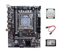 Lodokdre X99 Scheda Madre LGA2011-3 Computer Scheda Madre Supporto DDR4 ECC RAM con E5 2666 V3 CPU+SATA3 SSD 128G+ SATA