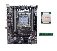 Lodokdre X99 Scheda Madre LGA2011-3 Computer Scheda Madre Supporto Dual Channel DDR4 RAM con E5 2609 V3 CPU+DDR4 8GB 2133Mhz RAM