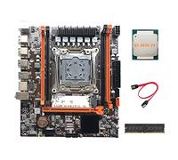 Lodokdre X99H Scheda Madre LGA2011-3 Computer Scheda Madre Supporto DDR4 Memoria con E5 2650 V3 CPU+DDR4 4G 2666Mhz RAM+ SATA