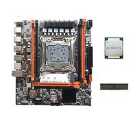 Lodokdre X99H Scheda Madre LGA2011-3 Computer Scheda Madre Supporto DDR4 RAM Memoria con E5 2620 V3 CPU+DDR4 4G 2666 Mhz RAM