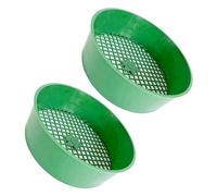 Lodoot 2 pezzi setaccio multifunzione per il suolo e la roccia separatore del suolo setacciatura del suolo setaccio da giardino per gli appassionati di giardino