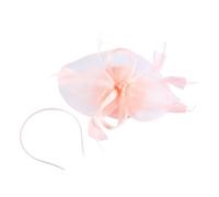 Lodoot Elegante cappello fascinator cappello pillbox per le donne cocktail tea party copricapo squisito francese fascinator per matrimonio nodo cappello testa fiore