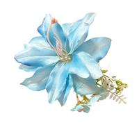 Lodoot Elegante fermaglio per capelli da donna con fiori sintetici, accessorio per foto, decorazione per matrimoni, feste e uso quotidiano, bella forcina per capelli con fiori d'imitazione