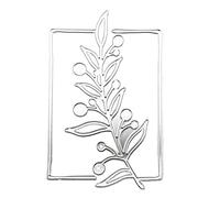 Lodoot Fustelle in acciaio al carbonio con bordo in pizzo a forma di fiore, per realizzare biglietti di carta, album di ritagli, fustelle