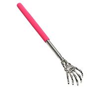 Lodoot Grattaschiena telescopico in acciaio inossidabile per rilassarsi strumento di massaggio portatile allungabile grattaschiena