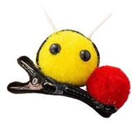 Lodoot Molletta per capelli con api in peluche per ragazza api gialle clip per capelli laterale forcina per capelli Decori per la famiglia Riunione di api Mollette per capelli Carino piccola ape