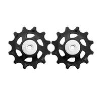 Lodoot Ruota della puleggia della bicicletta 11T 12T Bici da strada per il deragliatore posteriore Kit di riparazione della ruota della puleggia della bicicletta