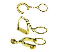 Lodoot Set di 3 portachiavi equestri in lega di design, decorazioni da appendere per amanti dei cavalli, cavalieri professionisti