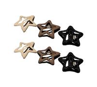 Lodoot Set di 6 forcine per capelli a forma di stella cava, forcine per capelli, forcine per capelli per ragazze Millennium Stars
