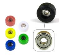 Lodoot WWHJR - Confezione da 4 ruote con cuscinetti per camion, per skateboard, skateboard, scooter, statuette, skateboard Accs Finger con ruote