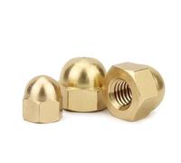 LOEASE 1/10/20/50 Pz M3 M4 M5 M6 M8 M10 M12 M14 M16 Tappo in Ottone Dadi esagonali Decorativi Copertura della Testa a Cupola Semicerchio Dado a ghianda Dadi ciechi Hardware (Size : M10 (2pcs))