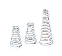 LOEASE 10 Pezzi Diametro Filo 1,0 mm Torre Molle coniche Cono Compressione Molla conica Pressione Molla in Acciaio Nero (Size : 1 * 8-10 * 25)