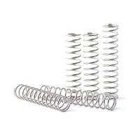 LOEASE 10 pz Diametro del Filo 0.2mm Acciaio Inox Micro Piccola Molla di Compressione OD 2mm/2.5mm/3mm/4mm Lunghezza 5-50mm 10 Pz (Color : 2.5MM_0.2MM, Size : 5mm)